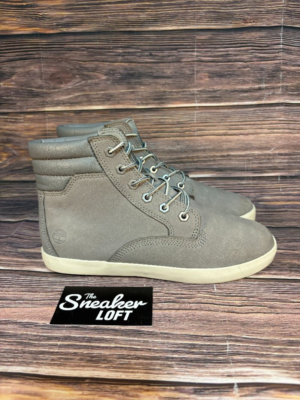 Timberland Women's Dausette Sneaker Boots Gray Leather Shoes Size 8.5‎